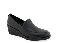 Basil Wedge Loafer Black view