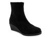 Binnie Wedge Bootie Black Soft Fabric view