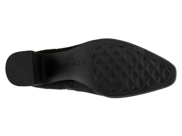 (取寄) エアロソールズ レディース マグナス Aerosoles women Magnus Black Suede Aerosoles Magnus Bootie - Free Shipping | DSW