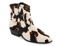 Credo Western Bootie White/Brown Cow Print view