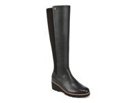 Ashland Wide Calf Wedge Boot Black view