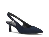 Jamet Pump Navy Fabric view