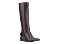 Maegan Wedge Boot Dark Brown view