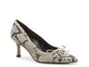 Teea Pump Black/White Snake Print view