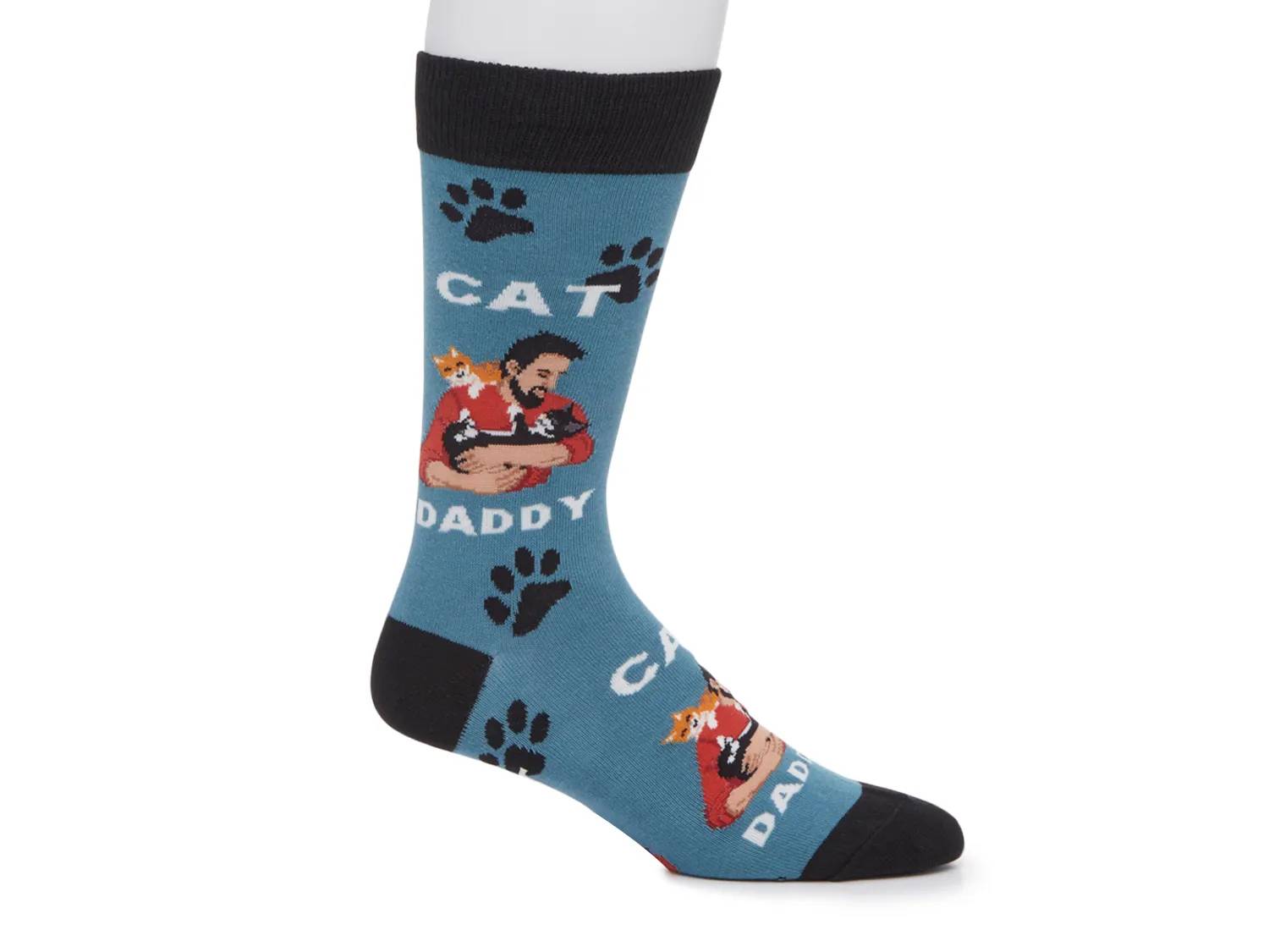 Cat Daddy Men's Crew Socks