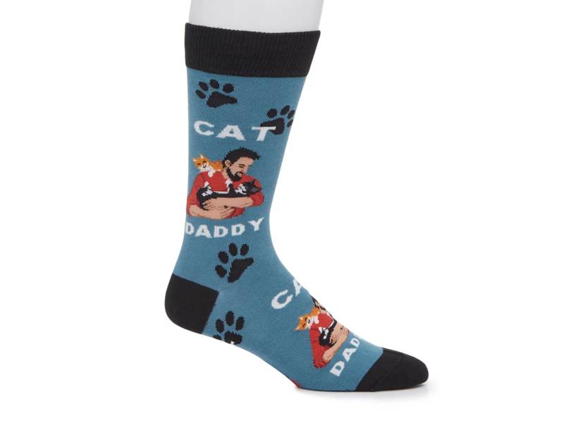 Cat Daddy Men's Crew Socks