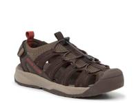 Yesler Fisherman Sandal Dark Brown/Burgundy view
