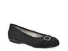 Calming Ballet Flat Black Nylon view