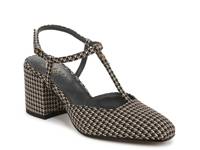 Tasha Sandal Black/Taupe/White Houndstooth view
