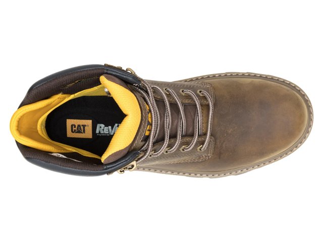 CAT Holton SB Brown Steel Toe Safety Boots