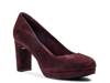 Carmen Platform Pump Dark Red view