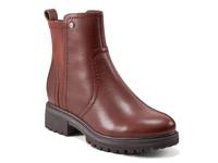 Isalina Bootie Burgundy view