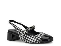 Geko Pump Black/Whitte Houndstooth view