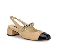 Geko Pump Beige Patent Synthetic view