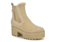 Haray Platform Bootie Off White view