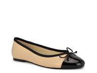 Prosep Ballet Flat Beige Leather/Synthetic Patent view