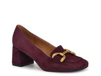 Veepe Loafer Pump Maroon view