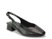 Swing Pump Black Leather view