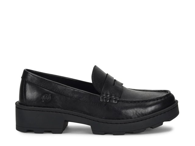 Born Leather Loafer Born Leather Penny Loafers Mens Brown Casual Slip on Shoes  main image 3