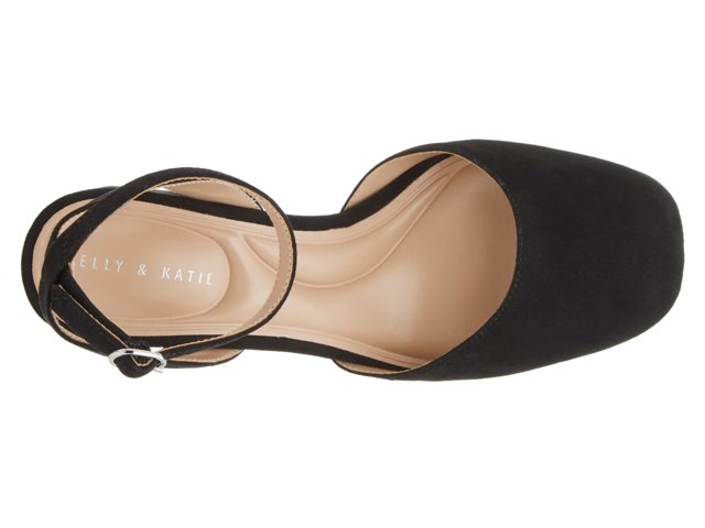 Sandales Talons KELLY & KATIE - Taille 8.5 US - Corail/orange - Bride Cheville - Occasion Bon état