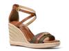Mandy Espadrille Wedge Sandal Dark Brown view