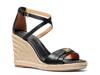 Mandy Espadrille Wedge Sandal Black view