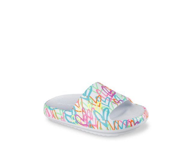 Foamies x JGoldcrown Horizon 228 Heart Mural Slide Sandal - Kids'