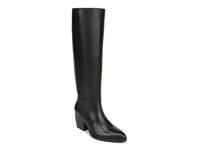 Fae Wide Calf Boot Black Leather view