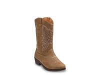 Zip Up Western Boot - Kids' Taupe view