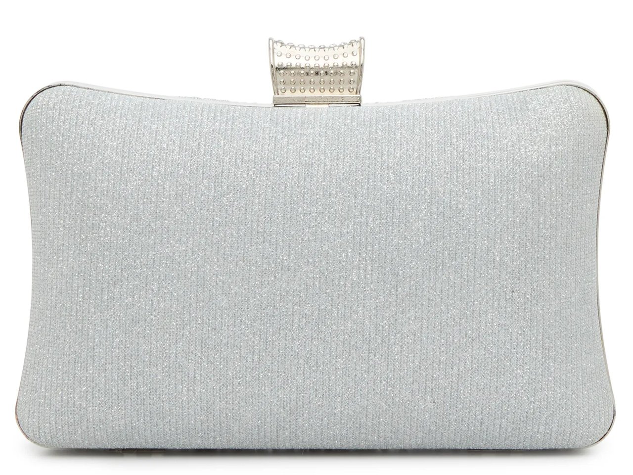 Glitter Pleat Clutch