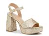 Seleny Platform Sandal Gold Metallic view