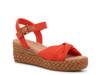 Kinsley Platform Wedge Sandal Red view