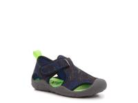 Lil Aqua Shark Water Shoe - Kids' Black/Blue/Green view