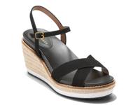 Silvee Wedge Sandal Black view