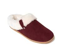 Camp Collar Slipper - Women's Burgundy Suede view
