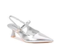 Anastasia Mary Jane Pump Silver Metallic view