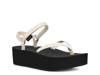 Flatform Slim Platform Sandal - Women's White view