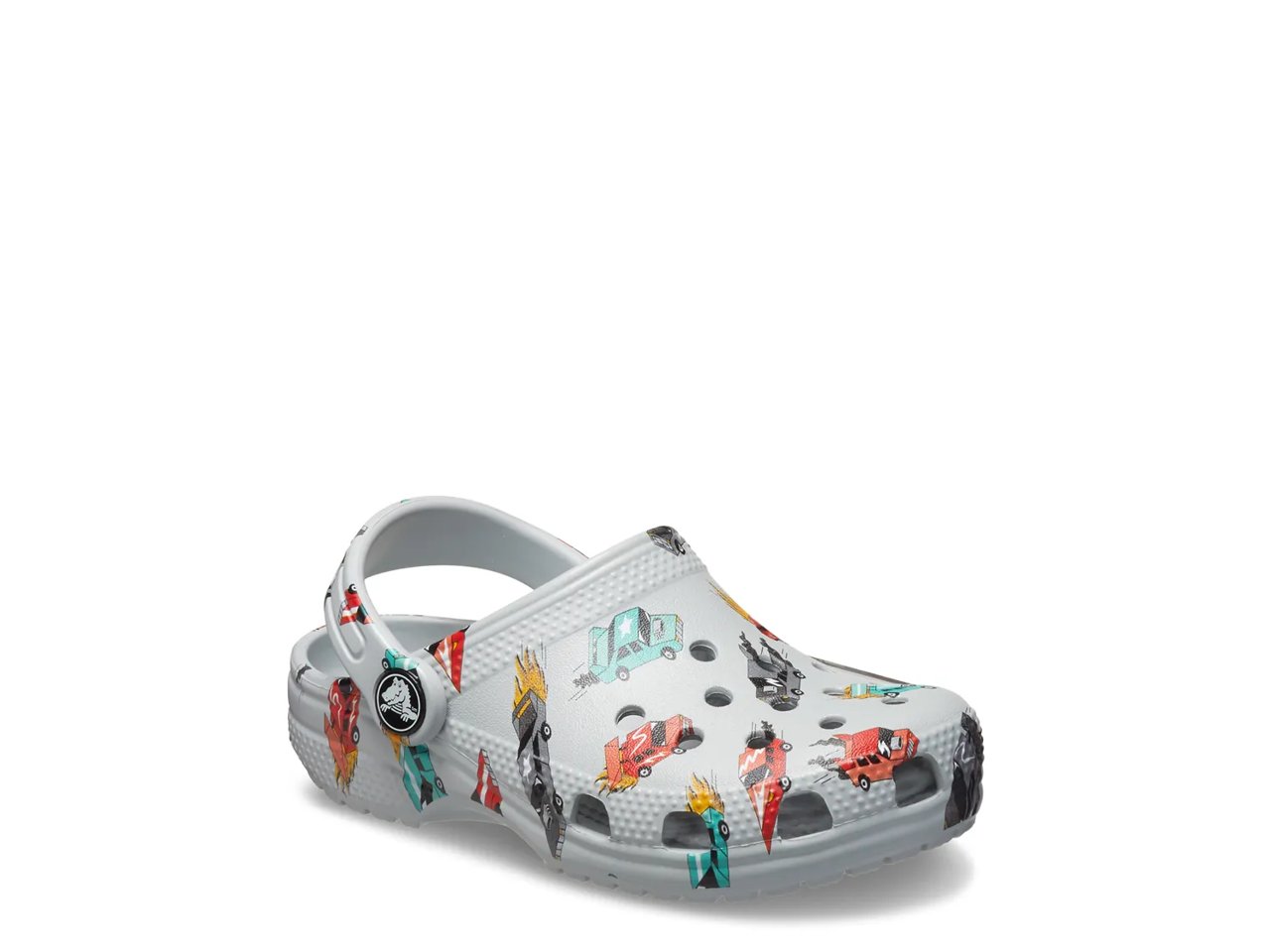Classic Race Car Graphic Clog - Kids'