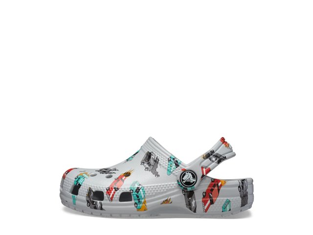 Classic Race Car Graphic Clog - Kids'