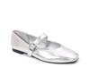 Marilyn Mary Jane Flat Silver Metallic view