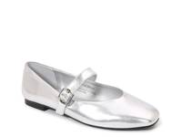 Marilyn Mary Jane Flat Silver Metallic view