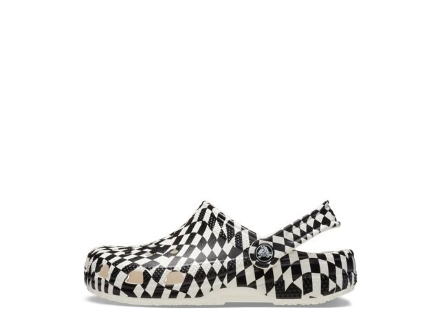 Classic Warped Checker Clog - Kids'