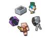 Minecraft Jibbitz Set - 5 Pack Multicolor view