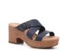 Nerisa Holly Platform Sandal Navy Leather view