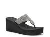 Zeena Wedge Sandal Black view