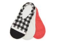 Classic Women's No Show Liners - 3 Pack Black/White/Pink view