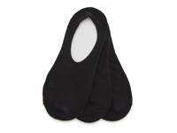 Fundamental Women's No Show Socks - 3 Pack Black view