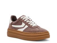 Dodge Platform Sneaker - Women's Taupe/White view