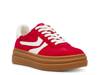 Dodge Platform Sneaker - Women's Red/White view