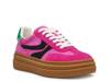 Dodge Platform Sneaker - Women's Hot Pink/Black view